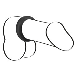 Black Velvets Cockring Velvet Ring M Noir 32mm
